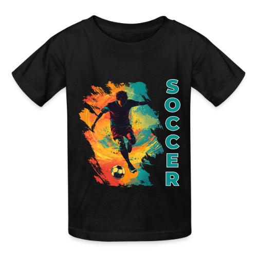 Soccer Hero Mode - Heavyweight Kid's T-Shirt