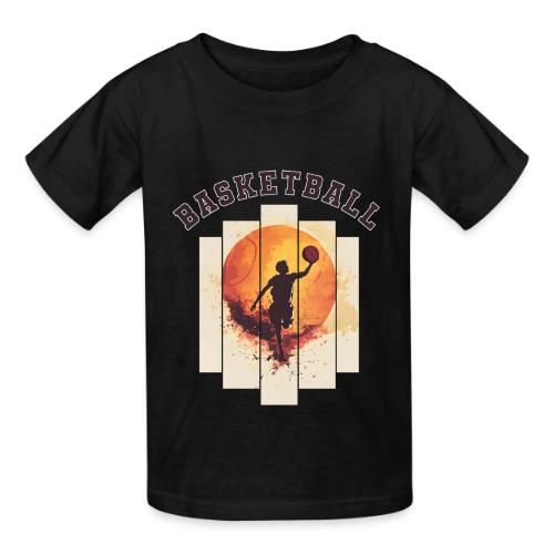 Basketball again and again - Heavyweight Kid's T-Shirt