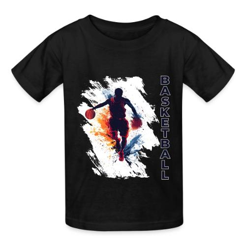 Basketball Hustle - Heavyweight Kid's T-Shirt