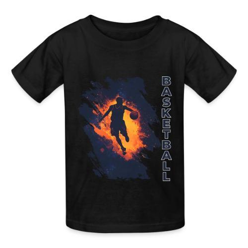 Basketball Focus - Heavyweight Kid's T-Shirt