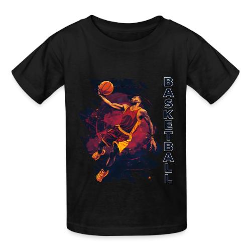 Basketball Charge - Heavyweight Kid's T-Shirt