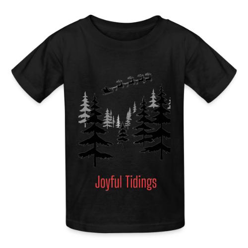 Joyful Tidings Christmas T-Shirt - Heavyweight Kid's T-Shirt