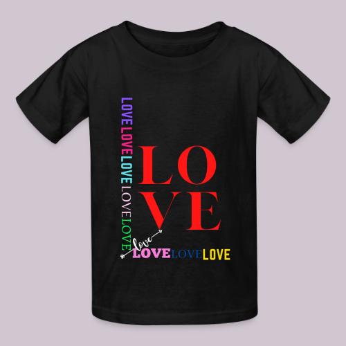 LOVE - Heavyweight Kid's T-Shirt