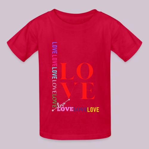 LOVE - Heavyweight Kid's T-Shirt