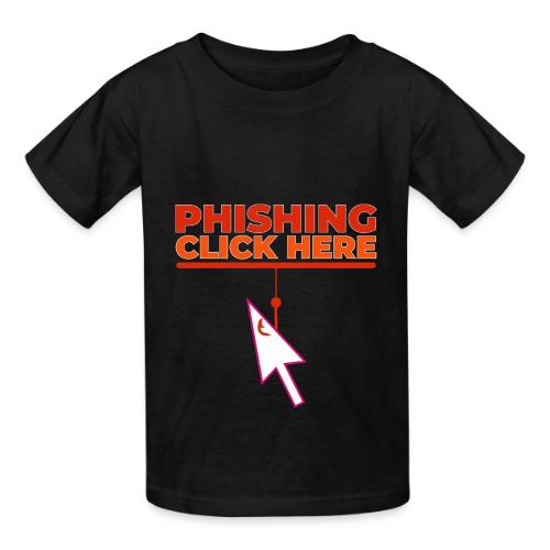 Phishing: Hooked by Deception - Heavyweight Kid's T-Shirt