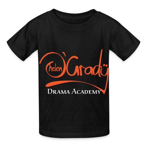 Helen O'Grady Orange Logo on Black - Hanes Youth T-Shirt