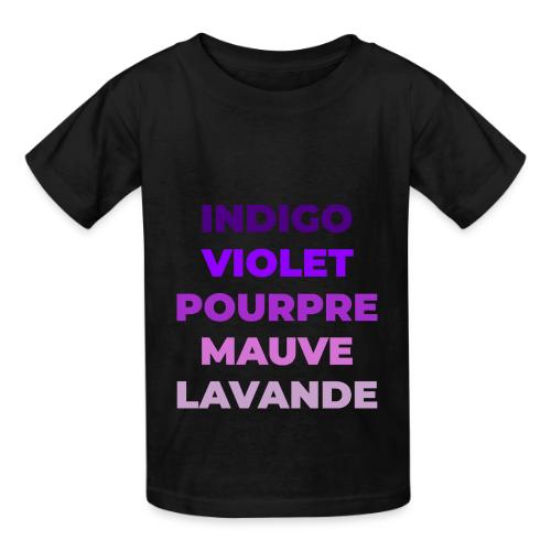 Shades of purple - Heavyweight Kid's T-Shirt