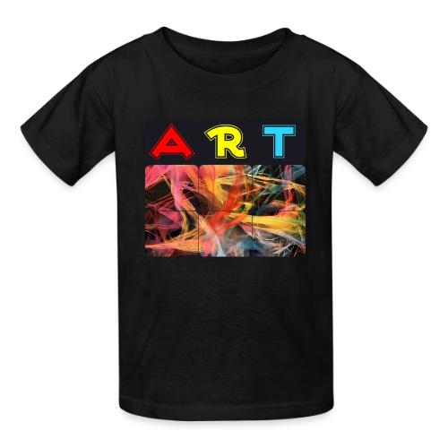 Chaotic Threads of Art - Heavyweight Kid's T-Shirt
