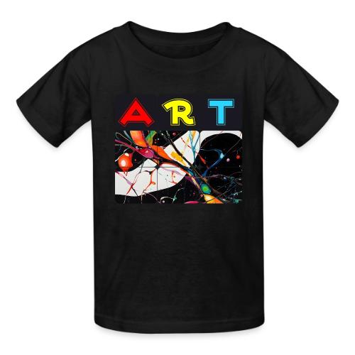 Art in Motion: Color Unleashed - Heavyweight Kid's T-Shirt