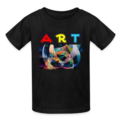 Art of Stripes and Shades - Heavyweight Kid's T-Shirt