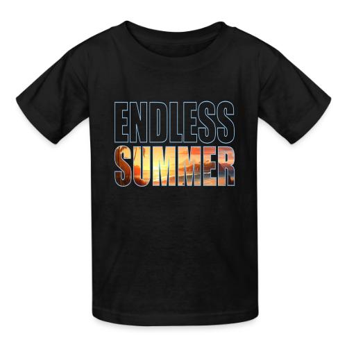 Golden Summer Vibes - Heavyweight Kid's T-Shirt