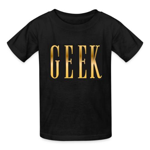 Proudly Geek - Heavyweight Kid's T-Shirt