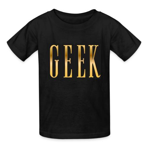 Proudly Geek - Heavyweight Kid's T-Shirt