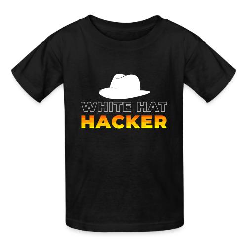White Hat Hacker - Heavyweight Kid's T-Shirt