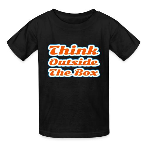 Think Outside the Box — Creative Mindset Script - Heavyweight Kid's T-Shirt