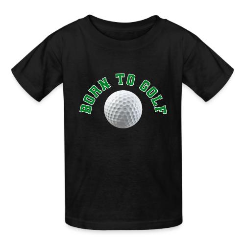 Born to Golf - Heavyweight Kid's T-Shirt