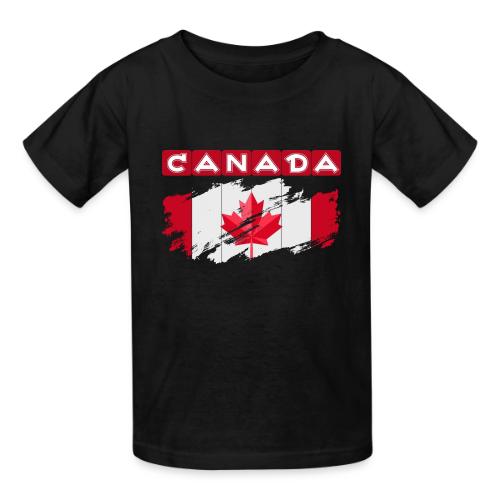 Canada, Inspired by the Canadian flag - Heavyweight Kid's T-Shirt