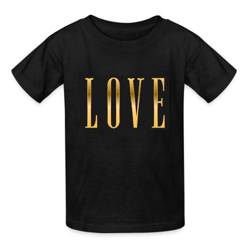 Golden Love - Heavyweight Kid's T-Shirt