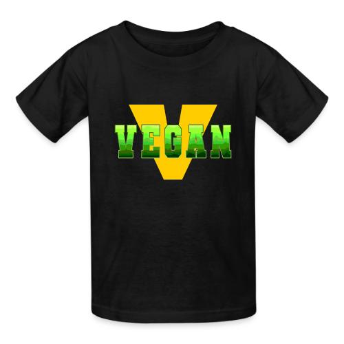 Vegan Energy V - Heavyweight Kid's T-Shirt