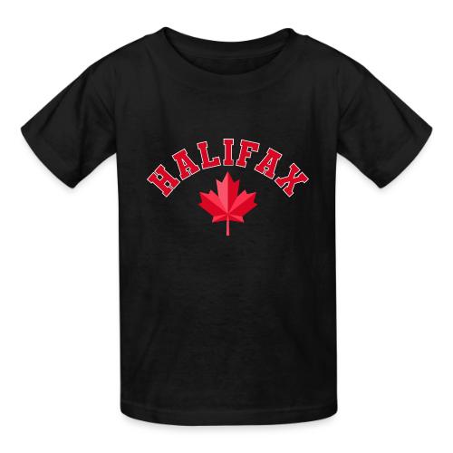 Halifax with maple leaf - Heavyweight Kid's T-Shirt