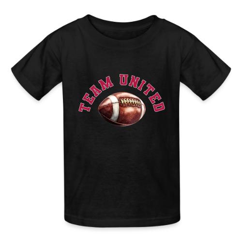 Team United American Football Design - Heavyweight Kid's T-Shirt