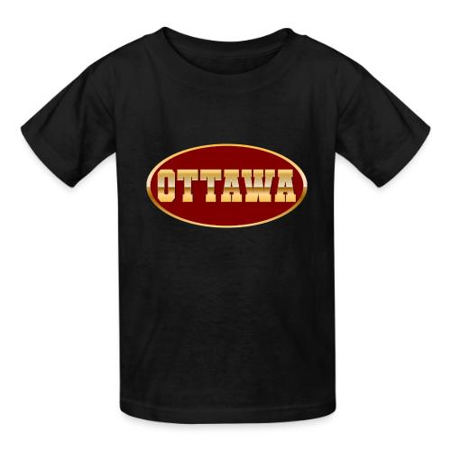 Golden Pulse – Ottawa - Heavyweight Kid's T-Shirt