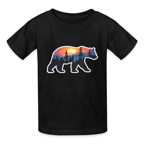 Mountain Spirit Bear - Heavyweight Kid's T-Shirt
