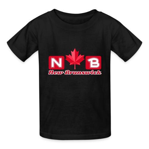 New Brunswick, province of Canada - Heavyweight Kid's T-Shirt