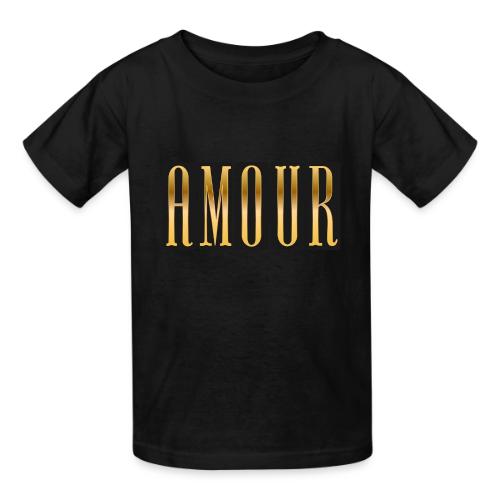 Golden Love - Heavyweight Kid's T-Shirt