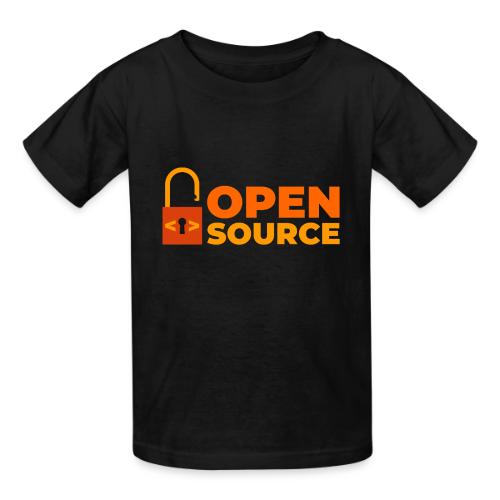 Open Source: Code is Freedom - Heavyweight Kid's T-Shirt