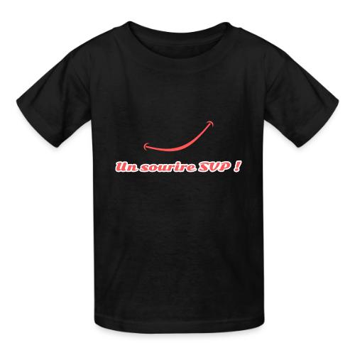 A smile, please! - Heavyweight Kid's T-Shirt
