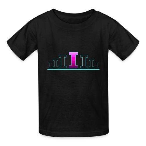 Letter I – Capital Varsity Alphabet Monogram - Heavyweight Kid's T-Shirt