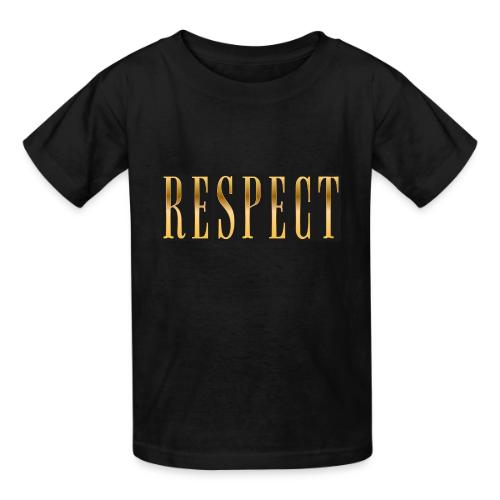 Golden Respect - Heavyweight Kid's T-Shirt