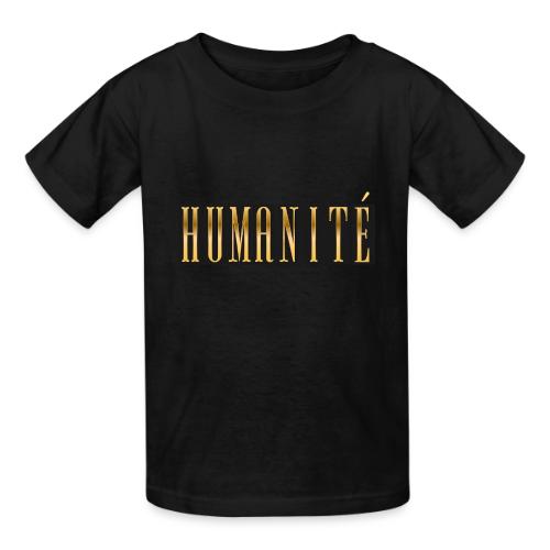 Humanity in Golden Letters - Heavyweight Kid's T-Shirt