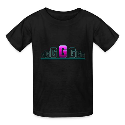 Letter G – Capital Varsity Alphabet Monogram - Heavyweight Kid's T-Shirt