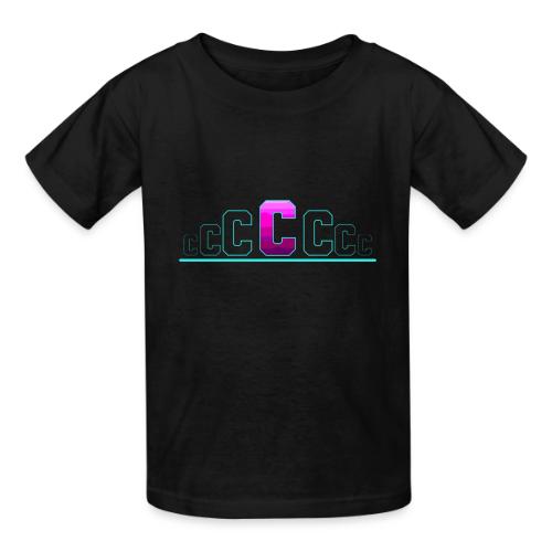 Letter C – Capital Varsity Alphabet Monogram - Heavyweight Kid's T-Shirt