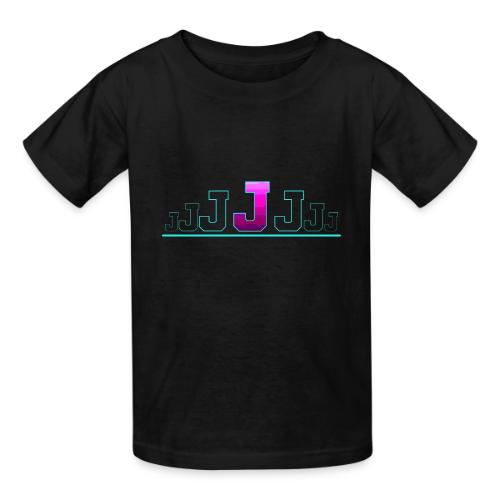 Letter J – Capital Varsity Alphabet Monogram - Heavyweight Kid's T-Shirt