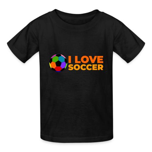 I Love Soccer - Heavyweight Kid's T-Shirt
