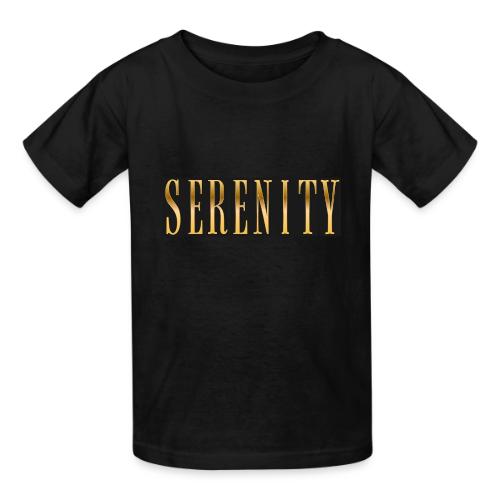 Serenity in Gold - Heavyweight Kid's T-Shirt