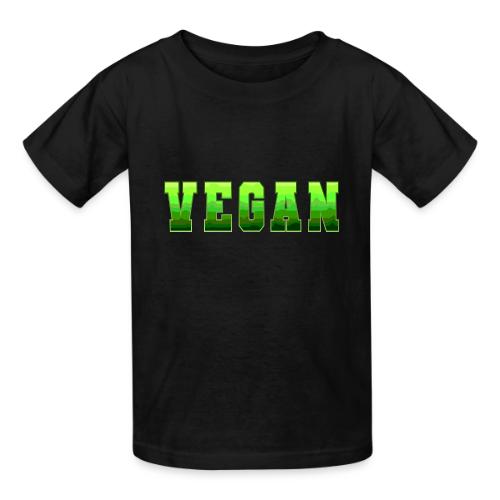Green Wave Vegan - Heavyweight Kid's T-Shirt