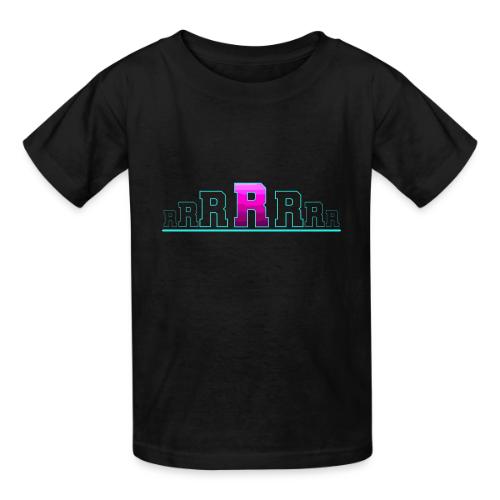 Letter R – Capital Varsity Alphabet Monogram - Heavyweight Kid's T-Shirt