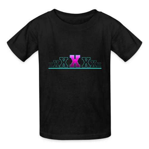 Letter X – Capital Varsity Alphabet Monogram - Heavyweight Kid's T-Shirt