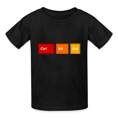 CTRL + ALT + DEL - Heavyweight Kid's T-Shirt