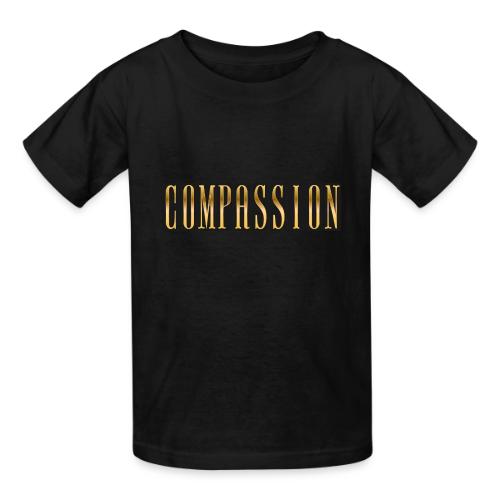 Golden Compassion - Heavyweight Kid's T-Shirt