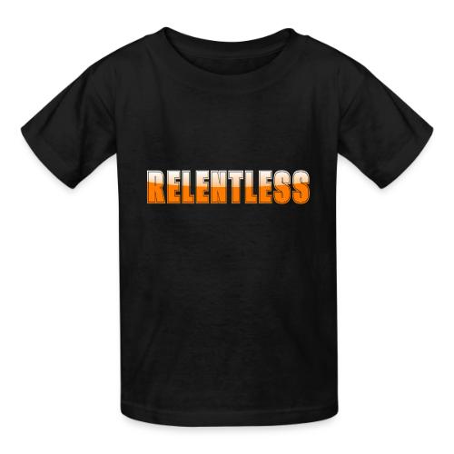 Relentless Motivation Design – Bold Statement - Heavyweight Kid's T-Shirt