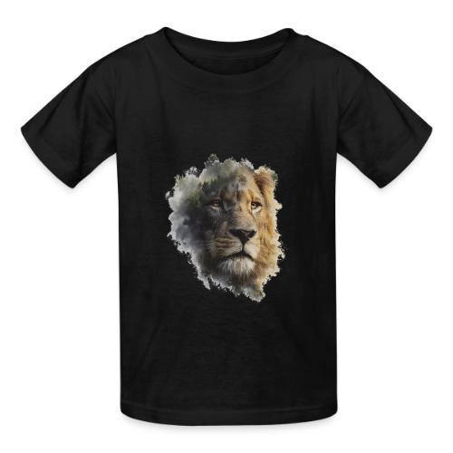 Forest-Soul Lion - Heavyweight Kid's T-Shirt