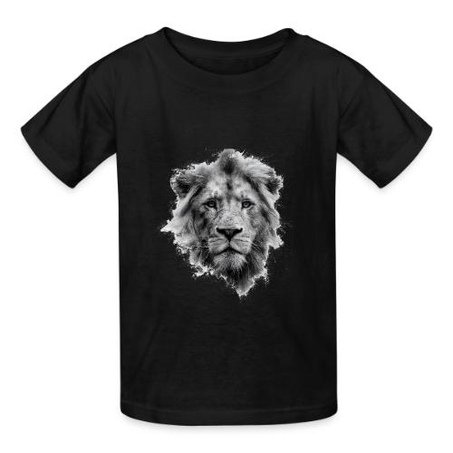 Lion: Monochrome King - Heavyweight Kid's T-Shirt