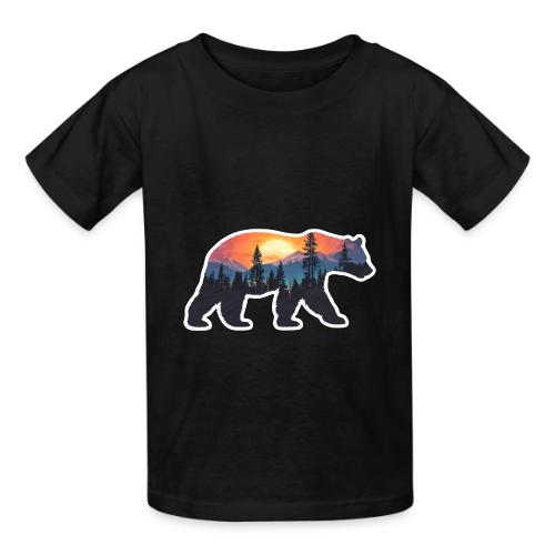 Mountain Spirit Bear - Heavyweight Kid's T-Shirt