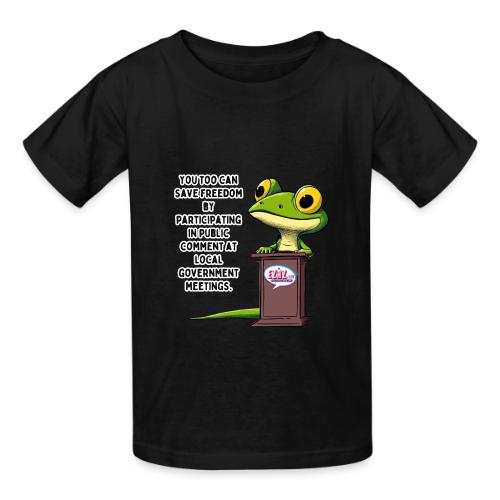 Public Comment Lizard Design - Heavyweight Kid's T-Shirt