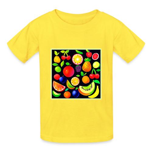 Bright Fruit Collection - Heavyweight Kid's T-Shirt